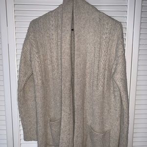 New Abercrombie Tan Cardigan